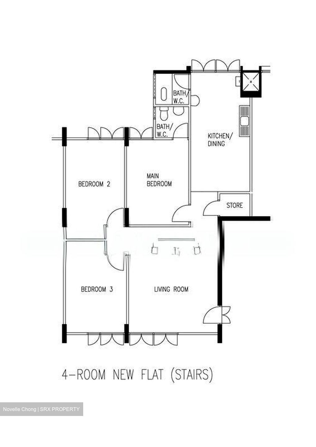 Blk 173 Kebun Baru Link 1 (Ang Mo Kio), HDB 4 Rooms #517081461
